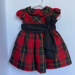 Ralph Lauren Tartan Plaid Taffeta Dress
